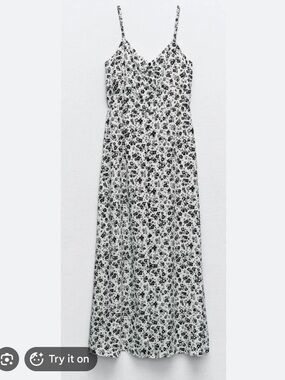 Zara Floral Midi Dress